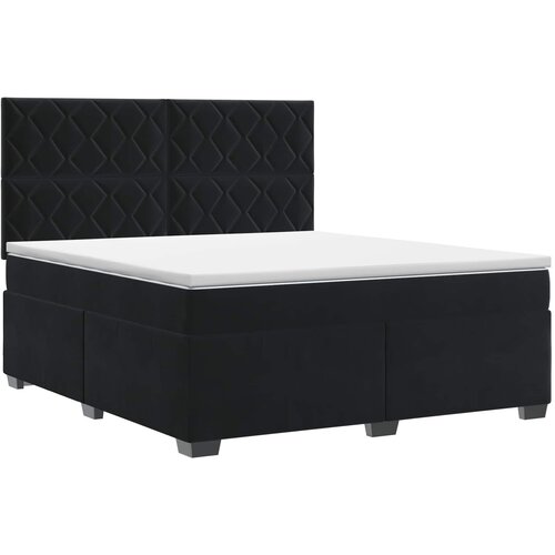  Boxspring krevet s madracem Crna 140 x 200 cm Bar&amp;scaron;un Slike