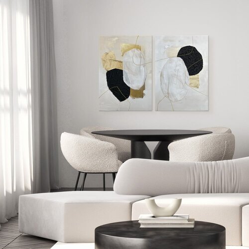 Styler Slike z elementi ročne poslikave v kompletu 2 ks 50x70 cm Crystal &amp;ndash; Slike