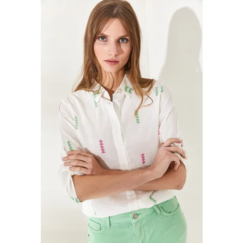 Olalook Shirt - Green - Regular fit