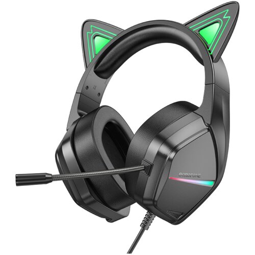 Borofone Slu&scaron;alice sa mikrofonom BO106 Cute cat ear luminous gaming elf cat Cijene