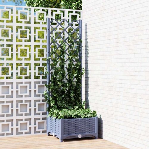  Sadilica s rešetkom tamnosiva 40 x 40 x 121 5 cm pp Cijene