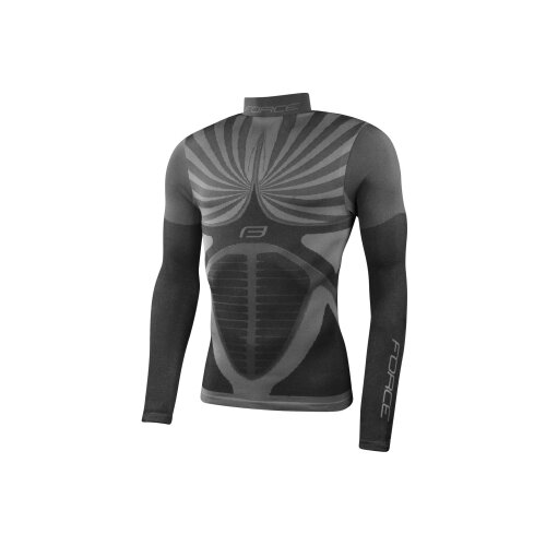 FORCE TEXTIL PODMAJICA - AKTIVNI VE&Scaron; FORCE SNOWSTORM SA DUGIM RUKAVIMA XS-S Cene