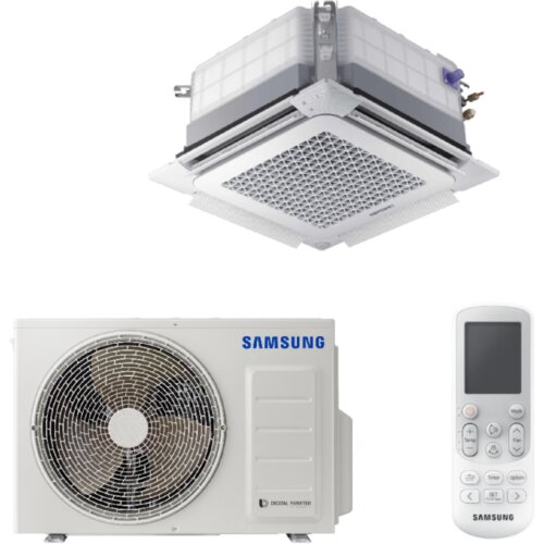 Samsung AC035RNNDKG/EU&amp;ndash;AC035RXADKG/EU 3.5kW Windfree stropna kasetna klima z montažo Slike
