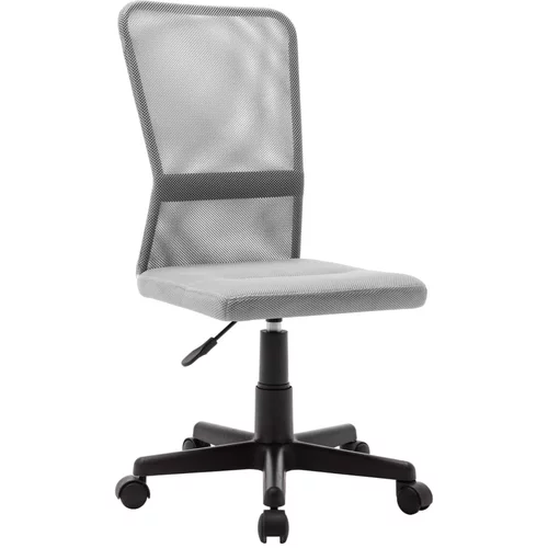 vidaXL Pisarniški stol siv 44x52x100 cm mrežasto blago, (20624728)