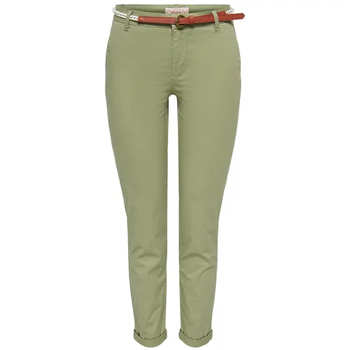 Only Chino hlače 'Biana' svetlo zelena