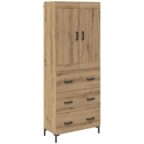  Highboard 2 kom. Umjetnički hrast 69,5 x 34 x 180 cm Slike