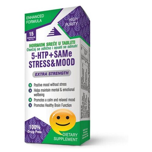 Aleksandar Mn serotonin kapsule 5 HTP + SAMe STRESS MOOD Slike