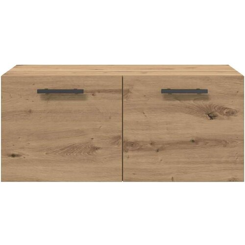VidaXL Ormar za Zid hrast artisan 80 x 36.5 x 35 cm Konstruirano drvo Slike