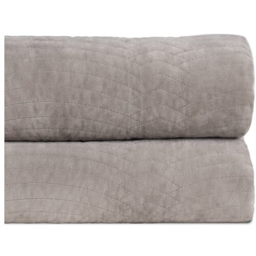 Ixia Sivi pro&amp;scaron;iven prekrivač od samta 180x260 cm &amp;ndash; Slike