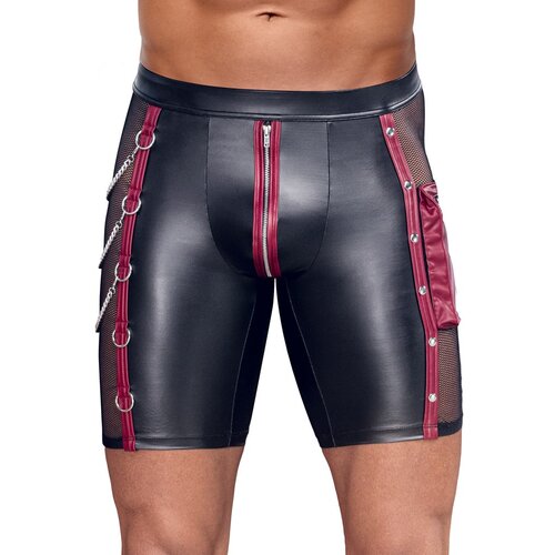 NEK Tight-fitting Cool Matte Look Pants 2133539 Black-Red XXL Cijene