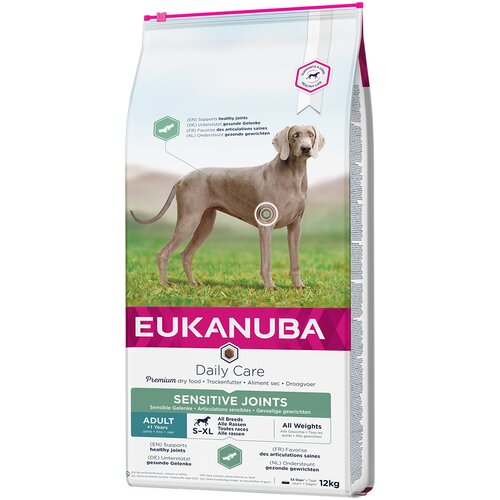 Eukanuba Daily Care Adult Sensitive Joints - Varčno pakiranje: 2 x 12 kg Cijene