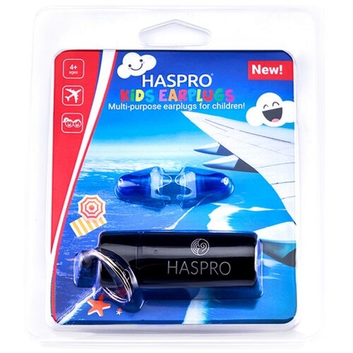 Haspro Čepići za u&amp;scaron;i za djecu za putovanje avionom &amp;ndash; silikonski Fly Kids (1 par) Slike