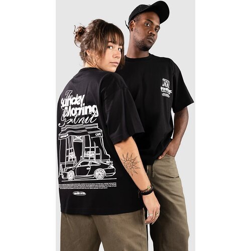 Another Cotton Lab Sunday Morning T-shirt black Cene