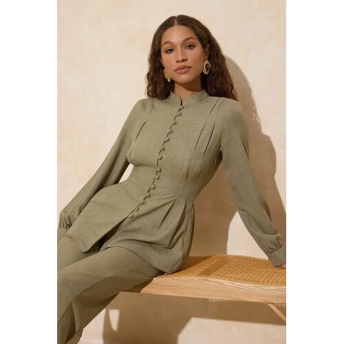 Trendyol Modest Ženski komplet Tctss26Us00001, Kaki Slike
