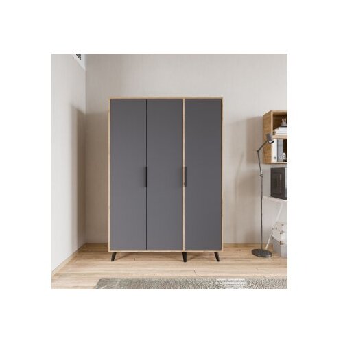 Hanah home Ormar Aden 120, 120 x 192 x 45 cm, Antracit Cijene
