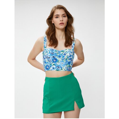 Koton Corset Bustier Floral Straps Slike