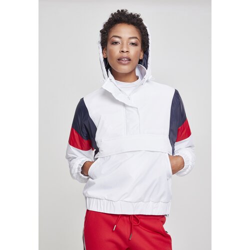 UC Ladies Women&amp;#039;s 3-Tone Padded Tug Jacket White/Navy/Fiery Red Slike