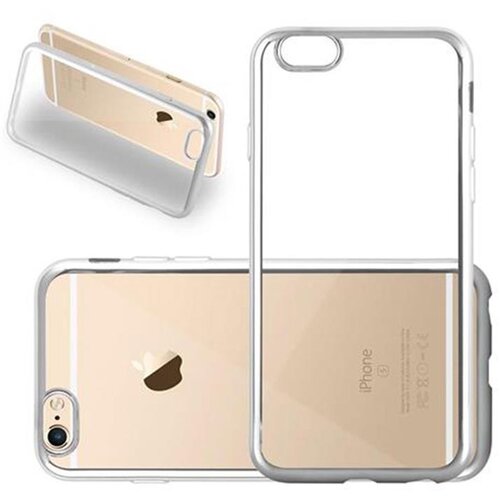 Cadorabo Ohišje, združljiv z Apple v kromiranem srebru - zaščitni pokrov iz fleksibilnega silikona TPU, (20590090) Cene