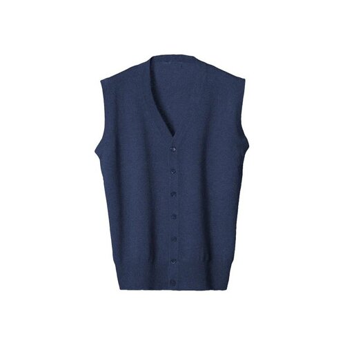 Lanaioli Gilet uomo in cashmere e seta Plava Slike
