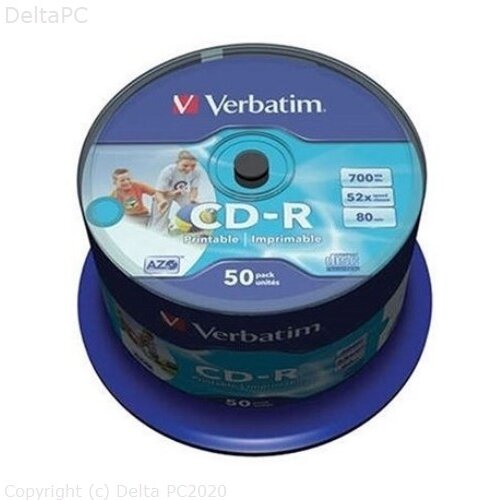  CD-R VERBATIM 50kom wrap printable Cijene