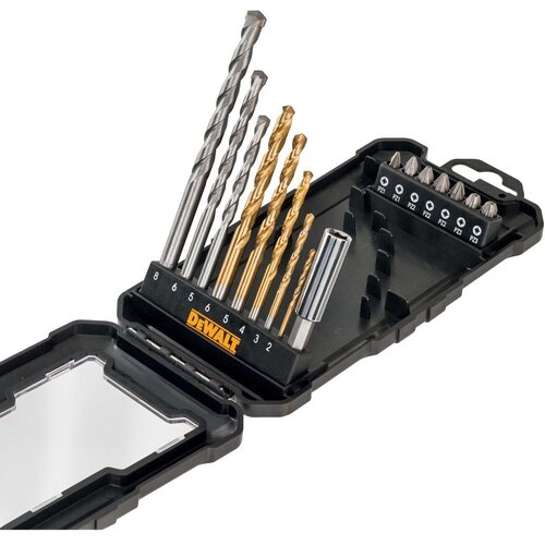 Dewalt 16 djelni set svrdla u plastičnoj vrećici Slike