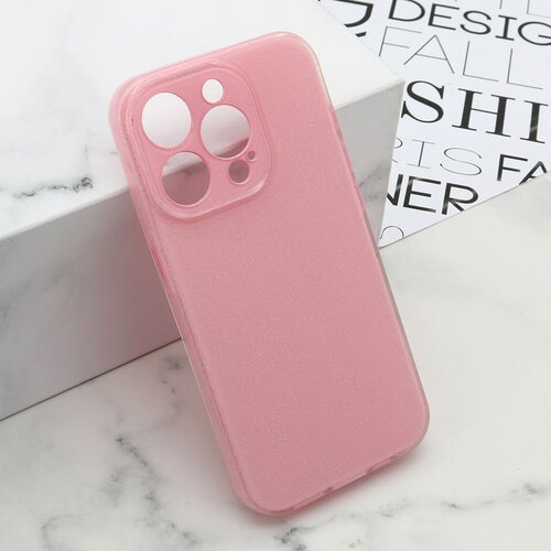 Maska glow shining za iphone 15 pro/ roza Slike