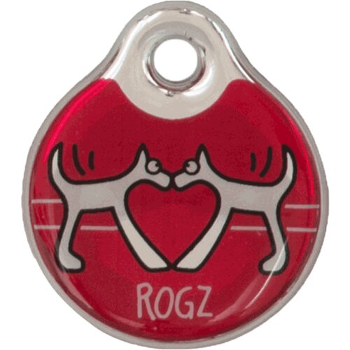 Rogz ID privezak za pse Red Heart - S Slike