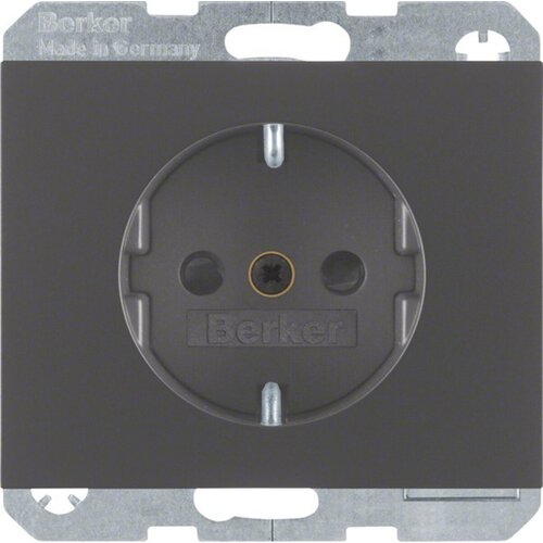 Berker SCHUKO vtičnica antracit mat, lak 47357006, (20859697) Slike