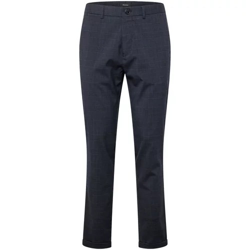 Matinique Chino hlače 'Liam' modra / mornarska / siva / črna