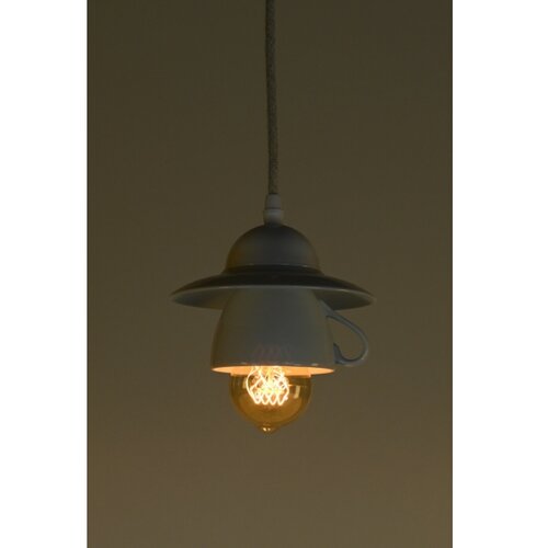  Bohemia-Design - Porcelanski luster na sajli 1xE27/60W/230V Slike