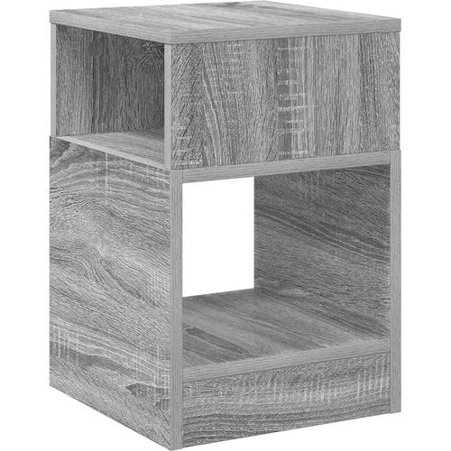 Konačna Stolić Siva Sonoma 30,5 x 30 x 45 cm Konstruirano drvo Slike