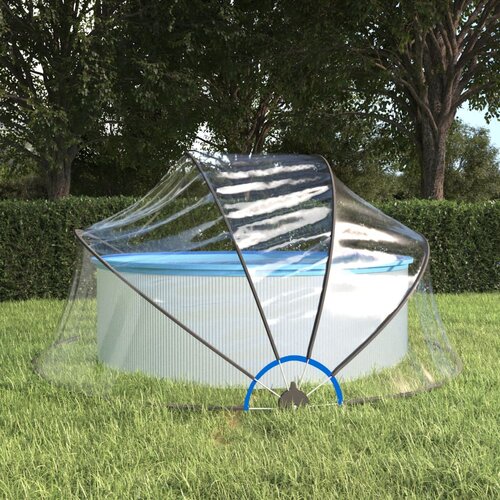 The Living Store Kupola za bazen okrogla 315x158 cm PVC - Kupola Za Bazen, (21419027) Cene