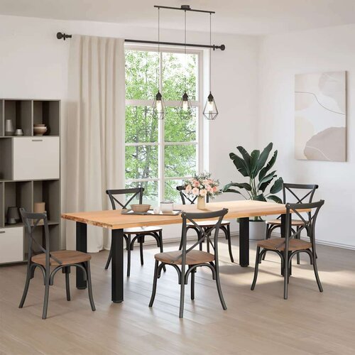 VidaXL Noge stolića za kavu 4 kom crne 72-74 cm čelik Slike