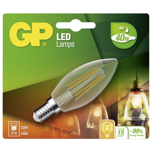 GP Batteries GP Lighting Filament Kerze E14 4W (40W) 470 lm GP 078128 Cijene