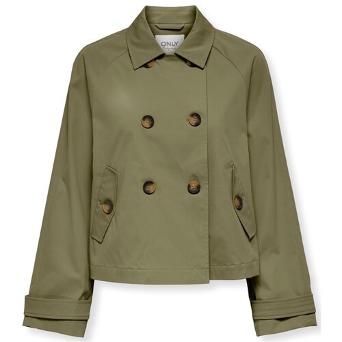 Only Pla&amp;scaron;či Noos April Short Jacket - Aloe Zelena Slike