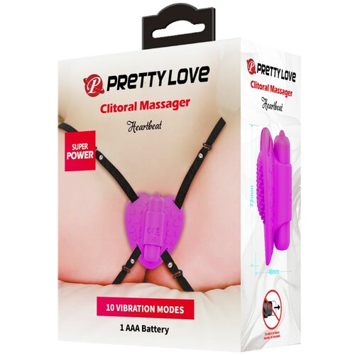 Pretty Love Heartbeat Clitoral Massager DE01581 Cene