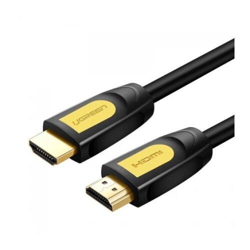  Kabl UGREEN HD101 HDMI kabl V2.0 4K 60Hz 1m (Žuto/Crni) Slike