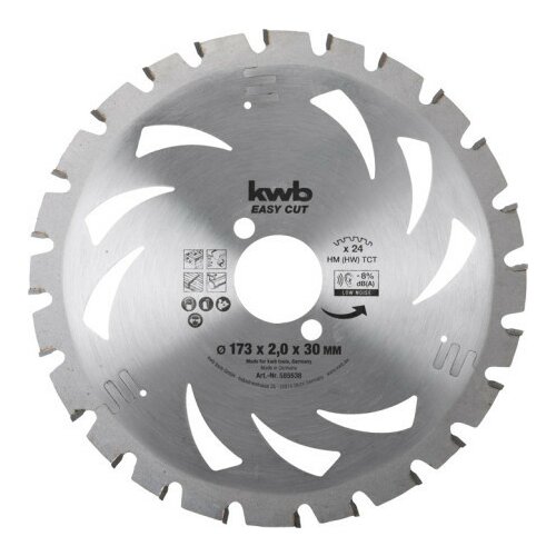 KWB easycut rezni disk za cirkular 173x30, 24Z, HM, za drvo/metal(nonFe)/plastiku, energy saving ( 49585538 ) Cene