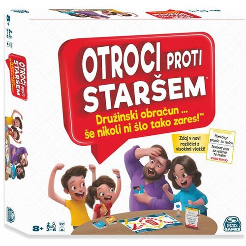 Spin Master družabna igra Otroci proti staršem mala slo Cene