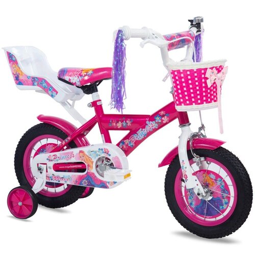 Galaxy bicikl za devojčice princess, 12", magenta Cene