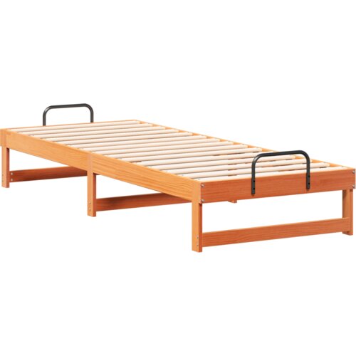  Krevetna konstrukcija s ručkama Smeđa 80 x 210 cm Slike
