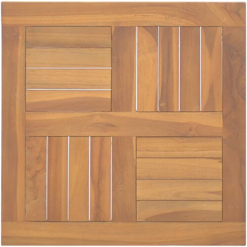 vidaXL kvadratna mizna plošča 50x50x2,5 cm neobdelana trdna hrastovina Cene