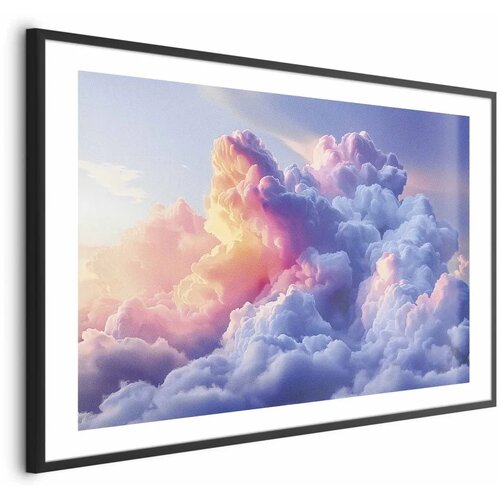  Plakat Clouds Like Painted: Artistic Dawn Brushes Painting the Sky 42x29.7 Cene