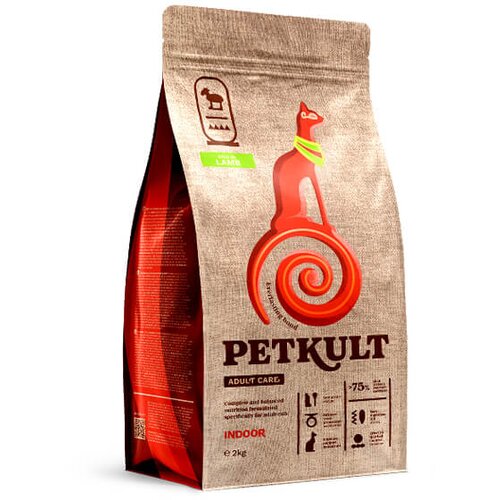 Petkult Cat Adult Care Indoor - jagnjetina 2 kg Cene