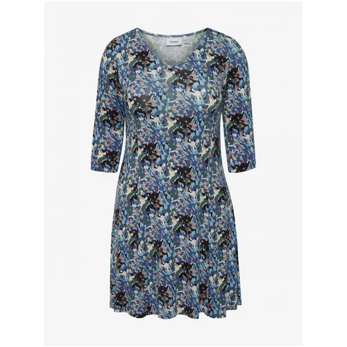 Fransa blue patterned dress - Women