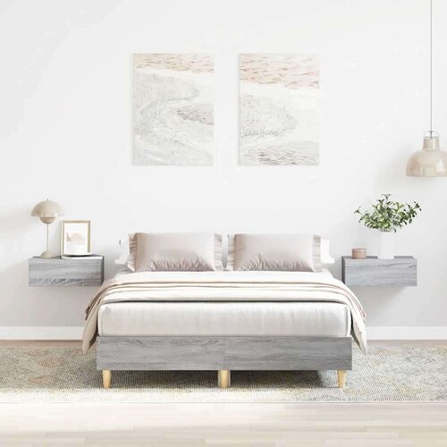  Okvir kreveta bez madraca siva sonoma 120x200 cm Cijene