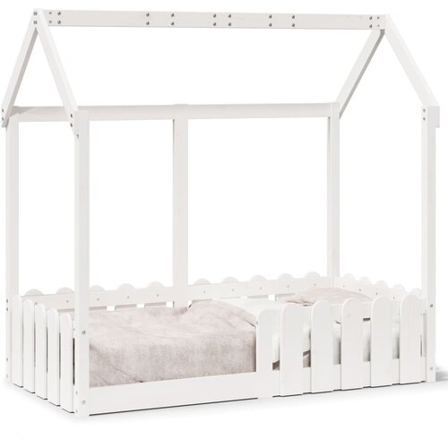 vidaXL Okvir kreveta za dječju kućicu bijeli 70 x 140 cm borovina Cijene
