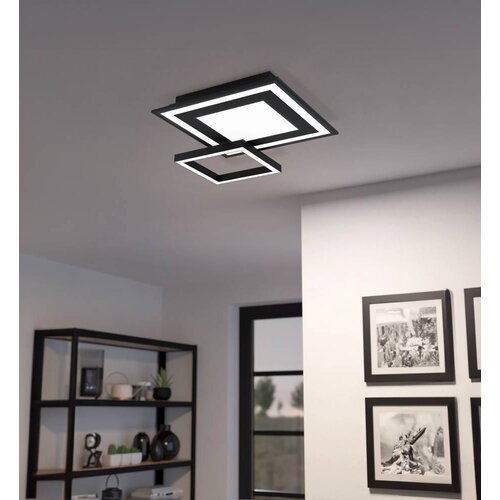 Eglo LED stropna svjetiljka Savatarila-Z 900025, LED 4x 2,7 W, RGB, 45 x 45 cm, crna Cene