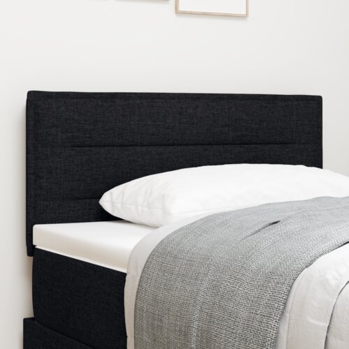 vidaXL LED uzglavlje linije dizajn crno 100 cm tkanina Cene