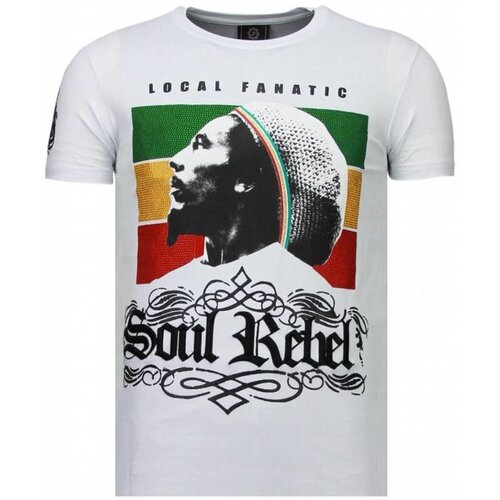 Local Fanatic Majice s kratkimi rokavi 44809361 Bela Slike